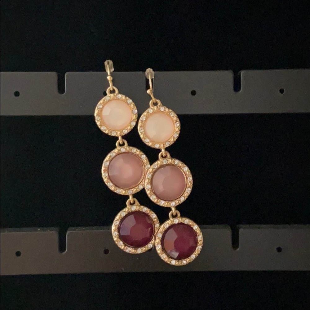 Purple earrings